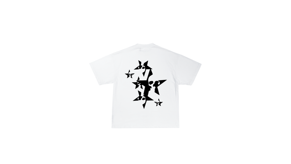 T-shirt White Y2k Skull
