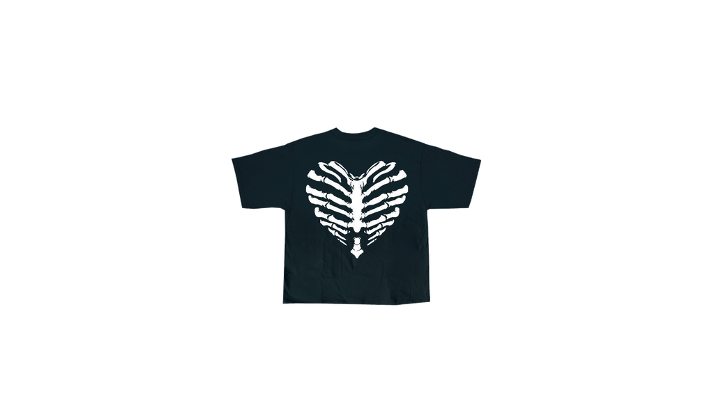 Blue y2k heart skell Tshirt