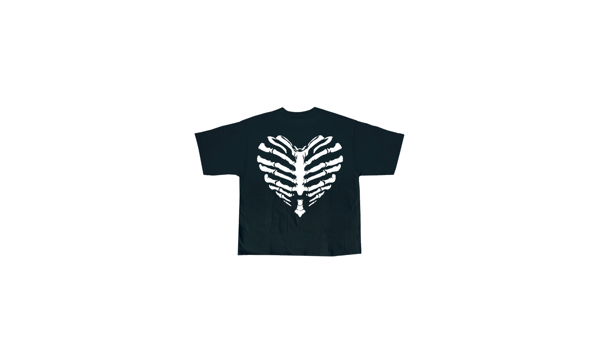 Blue y2k heart skell Tshirt