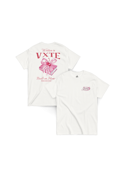 Written in VXTE Pink Tee